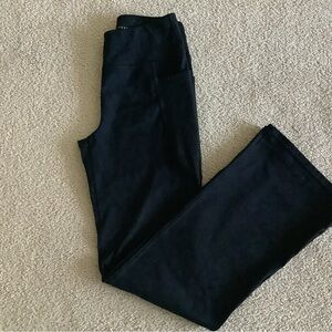 Heath Yoga Black Bootcut/Flare Pants Hip Pockets Small